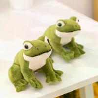 ราคา ตุ๊กตากบน้อย สมจริงและน่ารัก ตุ๊กตากบเขียวตาโต นั่ง ขายดี เหมาะสำหรับเป็นของขวัญสำหรับเด็กชายและเด็กหญิง ตุ๊กตาผ้า (1733768840023541067)