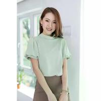 ราคา Narinari : MT0707 Sophie Balloon Sleeve Blouse เสื้อแขนบอลลูน สีพื้น ต้องมีในชีวิต ขาว แฟชั่น สลาฟ แขน ยาว (1734695756273714273)