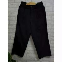 ราคา กางเกงสแลคสีดำสนิท แฟชั่นแบรนด์ ทรง Balloon Pants สินค้าใหม่ (1734071830984230609)