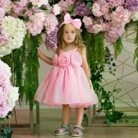 ราคา 2025 Girls' Dress Princess Dress Baby Baby Wine Wedding Little Flower Girl Dress Birthday Tulle Tutu Dress (1733631951476327746)