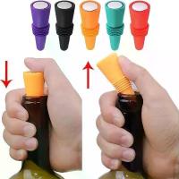ราคา 1pc Wine Bottle Stoppers Leakproof Champagne Bottle Sealer Stoppers Reusable Wine Cork Protector Stopper (1733380313637291976)