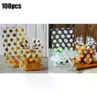 ราคา ถุงเซลลอพลาสติกใสลายจุดสีทอง สำหรับงานเลี้ยงเด็ก งานแต่งงาน และใช้เป็นถุงใส่ขนม/ช็อกโกแลต (1734684419794830701)