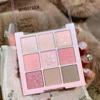 ราคา พาเลตต์อายแชโดว์ 9 สี โทนเอิร์ธ แมตต์ ส้ม น้ำตาล มุก ประกาย ช็อกโกแลต อายแชโดว์ (1733915215927543393)