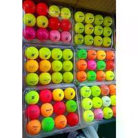 ราคา COD ลูกกอล์ฟ 12 สี ลูกกอล์ฟสีพร้อมถุงพลาสติก 2 แบบ แบรนด์ต่างๆ กล่องพลาสติกกลม (1734519077463819797)