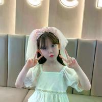 ราคา Cute Children's Veil Little Girl Crown Headband Hairband Girl Headband Elsa Princess Baby Hair Clip Hair Accessory Girl (1733346161064379875)