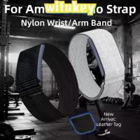 ราคา WITAKEY Sport Band Bicep Band, Nylon Loop Design Fitness Tracker Strap, Breathable Adjustable Replacement สายรัดข้อมือสําหรับ Amazfit Helio Strap Everyday Essential Accessory (1734585134485047213)