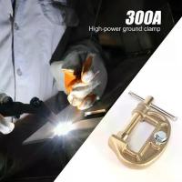 ราคา 300A Ground Clamp High Power Brass Welding Electrode Holder Replacement Ground Welding Earth Clamp for Argon Arc Welding Machine (1734657461957002813)