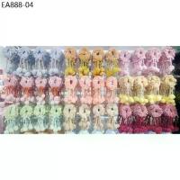 ราคา ยางรัดผม โดนัท แบบนิ่มมัดผม แบบโดนัท มีปอมๆห้อยชิ้นละ15 บาท สีสันสดใส คละสี น่าใช้ ยกแพค12ชิ้น พร้อมส่ง✅✅ (1734433527739680525)
