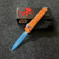 ราคา มีดสปริงเอนกประสงค์ สองคม ไมโครเทค วอริเออร์ โดนัท Microtech มีดเดินป่า มีดทำครัว ตั้งแค้มป์ กิจกรรม สันทนาการต่างๆ มี 4 สี (1733015326392091946)
