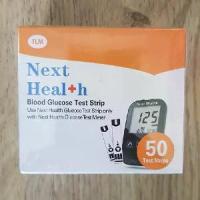 ราคา [เก็บเงินปลายทาง] [COD] Next Health Blood Glucose Test Strip 50 Pc/Sugar Test Strip Next Health 50 Pieces (Exp.01/2026) (1734462282678699098)