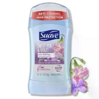 ราคา ขนาด 34 g. Suave Sweet Pea & Violet Invisible Solid Antiperspirant Deodorant Stick หอม สดชื่น ระงับกลิ่นกาย 48 ช.ม (1734717817680201059)