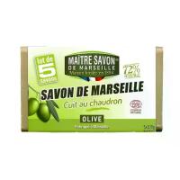 ราคา Maitre Savon de Marseille สบู่ธรรมชาติ สบู่ซักผ้า น้ำมันมะกอกบริสุทธิ์ Cuit Au Chaudron Laundry Fabric Soap Olive (5 x 100gm) (1734457951227840021)