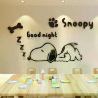 ราคา Snoopy Wallpaper, Wall Stickers, DIY Acrylic Wall Stickers, Wall Stickers, Cartoon Wall Stickers, Living Room Bedroom Wall Stickers, 3D Acrylic Wall Stickers, Decorative Painting (1734110970911229741)