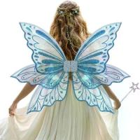 ราคา dieyi household 2026 แวววาว ปีกนางฟ้าขนาดใหญ่ ออร์แกนซ่า ผู้หญิงวัยผู้ใหญ่ ปีกนางฟ้าผีเสื้อ ปีกนางฟ้า ของขวัญสำหรับงานปาร์ตี้ (1734705953230062911)