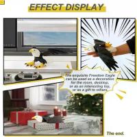 ราคา นกอินทรีกลไก พลังงานจลน์ ประติมากรรม รูปปั้นนกอินทรีปรับได้ ปีกสามารถขยับได้ พิมพ์ 3 มิติ นกอินทรีขนาดเล็ก หลายข้อต่อ สีไล่ระดับ โมเดลสำหรับเด็ก (1733619982490568237)