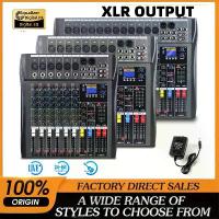 ราคา CT6/CT8/CT12 Professional mixer, mixing console 48V phantom power supply, audio mixer, 6/8/12 channels, sound card amplifier, Bluetooth connection to mobile phone/computer/MP3/au (1733094320096117963)