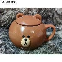 ราคา หายาก Line Friends 3D ceramic mug Brown แก้วมัค เซรามิก น้องหมี บราวน์ ไลน์ เฟรนด์ น่ารักสุดๆเลยคร้า (1733948139282794054)