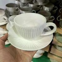 ราคา COD Ceramic Coffee Mugs with Saucers, Mugs with Handles, Beautiful Coffee Mug Sets, Beautiful Mugs, Cute Mugs, Beautiful Mugs That Can Be Used in the Microwave. (1734387778329151383)