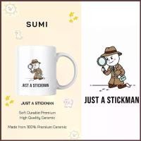 ราคา SUMI MUG แก้วเซรามิค แก้วน้ำ แก้วกาแฟ ขนาด 11OZ. [JUST A STICKMAN 10] (1734030629496849986)