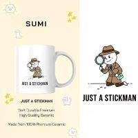 ราคา COD SUMI MUG แก้วเซรามิค แก้วน้ำ แก้วกาแฟ ขนาด 11OZ. [JUST A STICKMAN 10] (1733553101505201313)