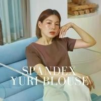 ราคา a&oB SPANDEX YURI BLOUSE (WHITE& CHOCO& BLACK) (1731210092763187959)