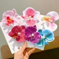 ราคา Selling well. Phalaenopsis hair clip, elegant design, three-dimensional flower, suitable for girls. Hair accessories, artificial flowers, hair clips, hair clips, broken hair clips. (173458247010094467