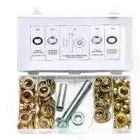 ราคา Tarpaulin repair kit with 103 setting tools, includes metal screw nails, eye bolts and eye bolt tool. Set of 1/2 inch rivet nails (1734555272588526790)