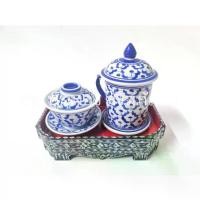 ราคา ชุดน้ำชา ลาย สับปะรด ชุดกี๋มุก ถ้วยน้ำร้อน นำ้ชา ถวายพระ (1733583898650510424)