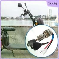 ราคา [COD] Gociy Electric Bike Battery Box Safety Lock Scooters Equipment Ignition Switch (1734447986746819857)