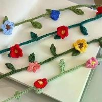 ราคา Handmade Crochet Multifunctional Accessories French Country Style Long Braided Rope (Hairband/Belt/Scarf) Sweet Goddess Gift (1734535033346099139)