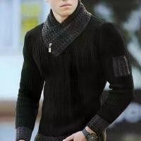 ราคา Design Sense Casual Sweater Versatile Autumn British Large Size Men's Sweater Pullover Long Sleeve Fashion Scarf Turtleneck Men's Knitwear One 2026 New Men's Trendy Tops (1733806343312147826)
