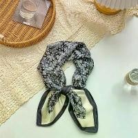 ราคา 70 Square Scarf Silk Scarf High-End Retro Stylish Printed Scarf Small Shawl Imitation Silk Neck Scarf Headscarf Hairband (1733839263801508941)