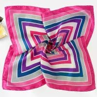 ราคา Striped Professional Small Scarf Silk Scarf Satin 50 Small Scarf Imitation Silk Printed Decorative Scarf Gift Scarf Wholesale (1733837983338955853)