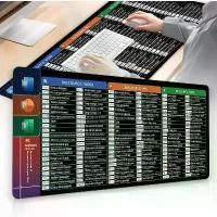 ราคา แผ่นรองเมาส์ขนาดใหญ่สำหรับสำนักงานฝรั่งเศส สำหรับ Excel Word Powerpoint เกมมิ่ง ขอบเย็บ [COD] (1733581654737126636)