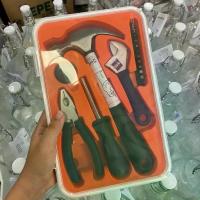 ราคา [COD] ค้อน คีมหนีบ ชุดเครื่องมือช่าง 17 ชิ้น Tool set FIXA IKEA (1733218120585938224)