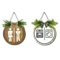 ราคา ป้ายไม้ลายกิ่งไม้แบบวินเทจ สำหรับตกแต่งผนัง ใช้แขวนหน้าประตู ซักรีด หรือในห้องน้ำ สไตล์ยูนิเซ็กส์ ตกแต่งห้องน้ำให้ดูน่ารัก (1734250571995776883)