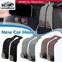 ราคา Car Seat Headrest Hook Universal Double Hook Suede Leather Hanging Hooks Interior Seat Back Hanger Hook Accessories (1734106868552402136)