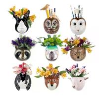 ราคา จัดส่งภายในประเทศไทย Wall Vase : แจกันติดผนัง แจกันดอกไม้ แจกันเซรามิก ของแต่งบ้าน ของขวัญ กระถางต้นไม้ กระถางแบบแขวน ห้องครัว ของใช้ในครัวเรือน (1732818035231589616)