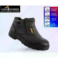 ราคา SAFETY SHOES / SAFETY BOOTS ZIP ON Mid Cut/ Gold Hammer / GH91 (1733687352806835891)