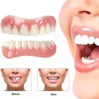 ราคา แถบฟันปลอมยิ้มทันที รุ่นที่สี่ ทำจากซิลิโคน เหมือนฟันจริง แถบฟอกสีฟัน เหมาะสำหรับฟันปลอมยิ้มแผ่นฟอกสีฟัน ยางกัด เหล็กจัดฟัน ฟอกสีฟัน (1734512748965037156)