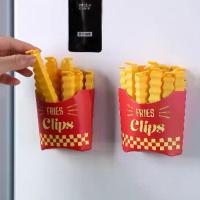 ราคา คลิปหนีบมันฝรั่งทอด Fries Clips แม่เหล็ก สติ๊กเกอร์ติดตู้เย็น คลิปหนีบถุงขนม คลิปหนีบเครื่องปรุง คลิปหนีบกันความชื้น คลิปหนีบอาหาร คุณภาพดี (1733012749288440950)