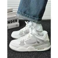 ราคา 2026 Winter Fleece-Lined Men's Sneakers New Versatile Ins-Trend White Cotton Shoes Warm Thickened White Shoes (1734478649288983560)