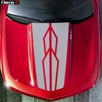 ราคา Car Racing Sport Bonnet Decal Hood Accent Stripes Decal Vinyl Compatible with Chevrolet Camaro 2010-2015 Graphics (1734488340342146811)