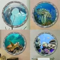 ราคา 3D Ocean World Toilet Stickers, Bathroom Toilet Lid, Wall Decoration Stickers, Home Decoration, Waterproof Vinyl Bathroom Accessories (1734387457586595363)