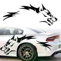 ราคา พร้อมส่ง 2Pcs Fashion graphics running Wolf auto car stickers DIY door adornment modelling the rear wheels to stick vinyl stickers accessories Size 130x50cm (1732708522168976616)