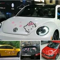 ราคา สติ๊กเกอร์ ตัด ลายเส้น Hello Kitty สติ๊กเกอร์ คิตตี้ แมว แต่ง รถ Sticker Vinyl Decals ขนาด 20 หรือ 32ซม หน้าคิตตี้ หัวใจ (1734463933391406322)