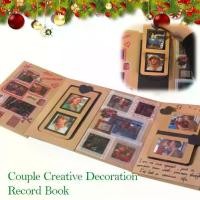 ราคา Paper-burlap Couple Diy Album Kit Record Album Vintage Style Flip-open Album Kit 25 Mechanisms Creative Diy Black-brown Waterfall Card Album Kit Home Decor (1733469319655490912)