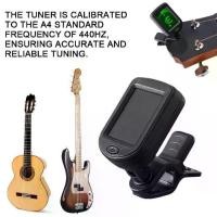 ราคา Folk Guitar Tuner Dodecatonic Tuner Ukulele Tuner Bass Instrument Tuner N9V7 (1733470675751176024)