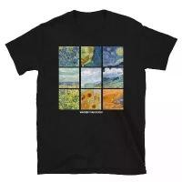 ราคา Vincent Van Gogh Grid Unisex T-Shirt Van Gogh Art Tee Grunge Aesthetic Clothing Art Lover Famous Old Painting Tumblr Aesthetic (1733474777887376583)