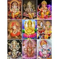 ราคา ขายดี (พร้อมส่ง) ภาพติดเพชร ภาพวาดเพชร ครอสติสคริสตัล พระพิฆเนศ พระศิวะ diamond painting ศิลปะ DIY 5D ภาพตกแต่งบ้าน (1733509416918746140)